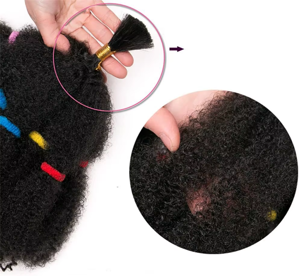 Extensions de tresses bouclées Afro Kinky Wave