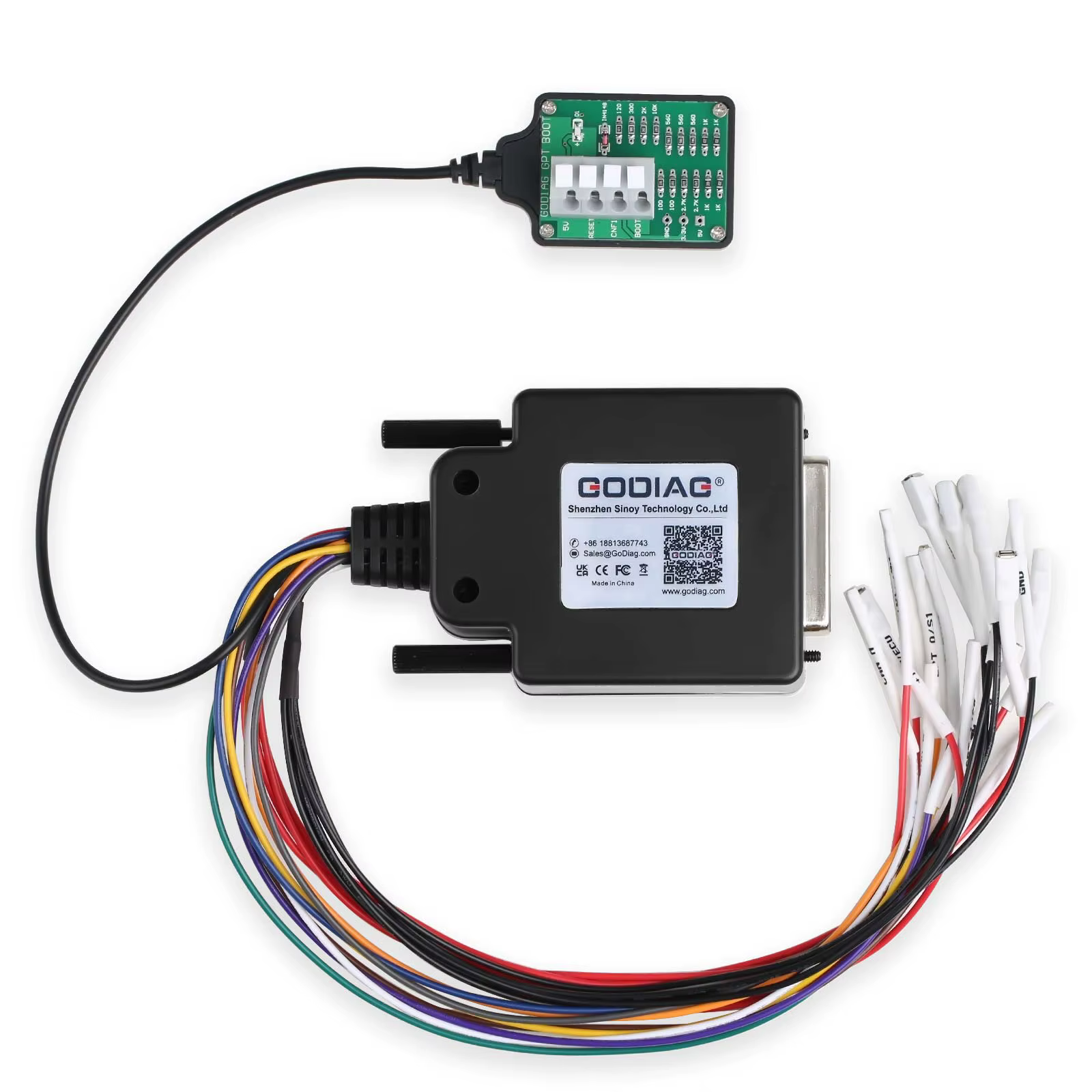 GODIAG ECU GPT Boot OBD2 ECU diagnostic lecture et écriture adaptateur fonctionne avec Openport GT100 J2534 protocole OBD2 Standard