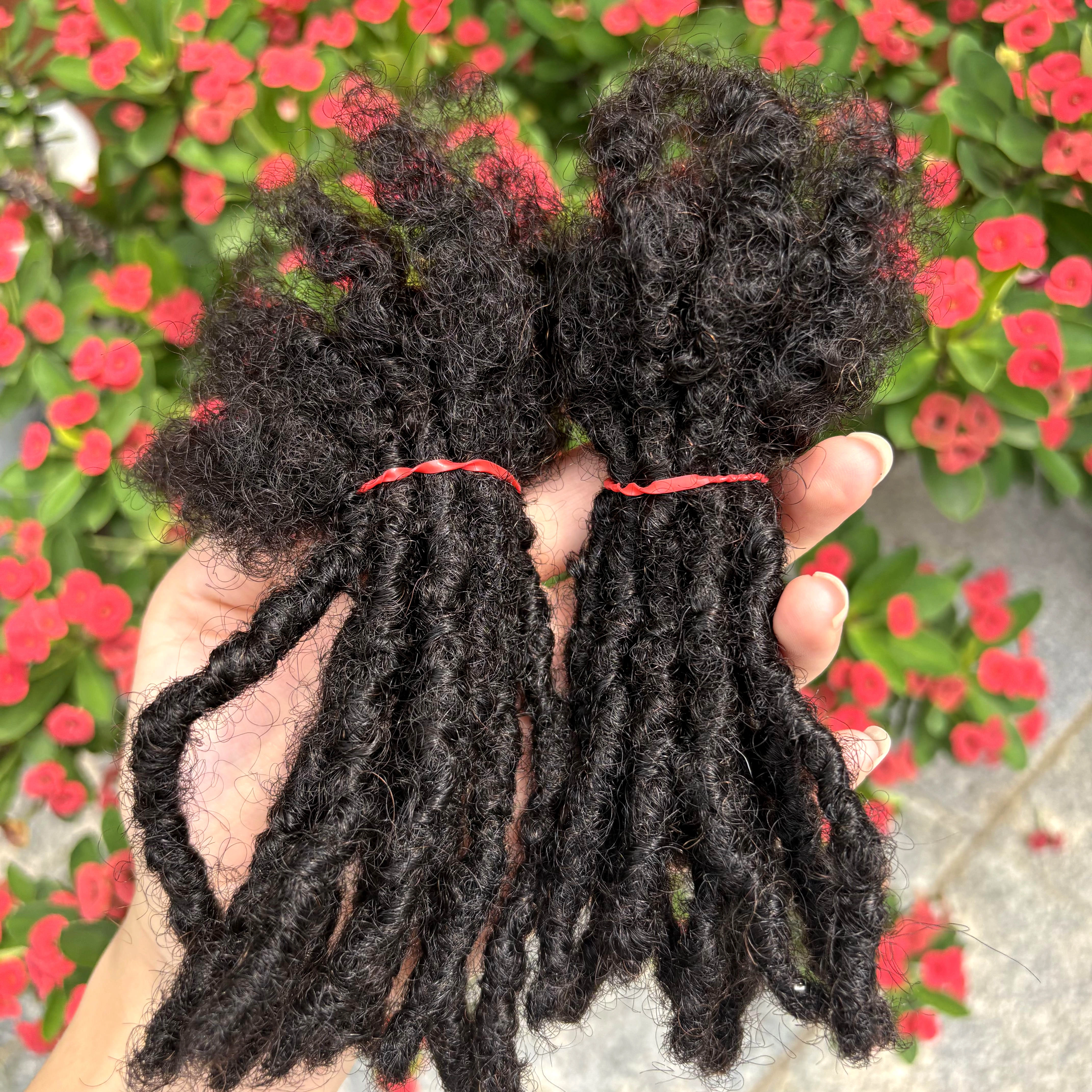 Extensions de dreadlocks naturelles en cheveux humains
