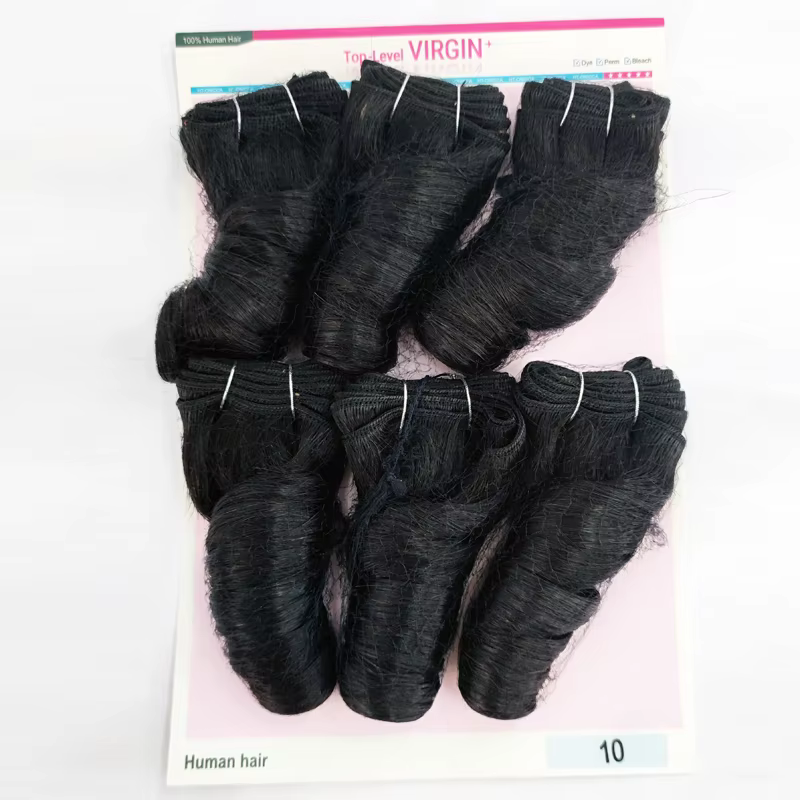 Extensions de cheveux naturels brésiliens ondulés avec closure courte 4x4 en dentelle