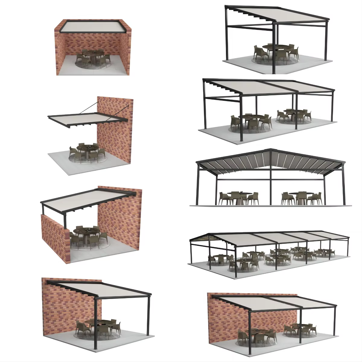 Auvent rétractable en aluminium électrique pour terrasse, auvent imperméable en PVC pour terrasse extérieure, balcon