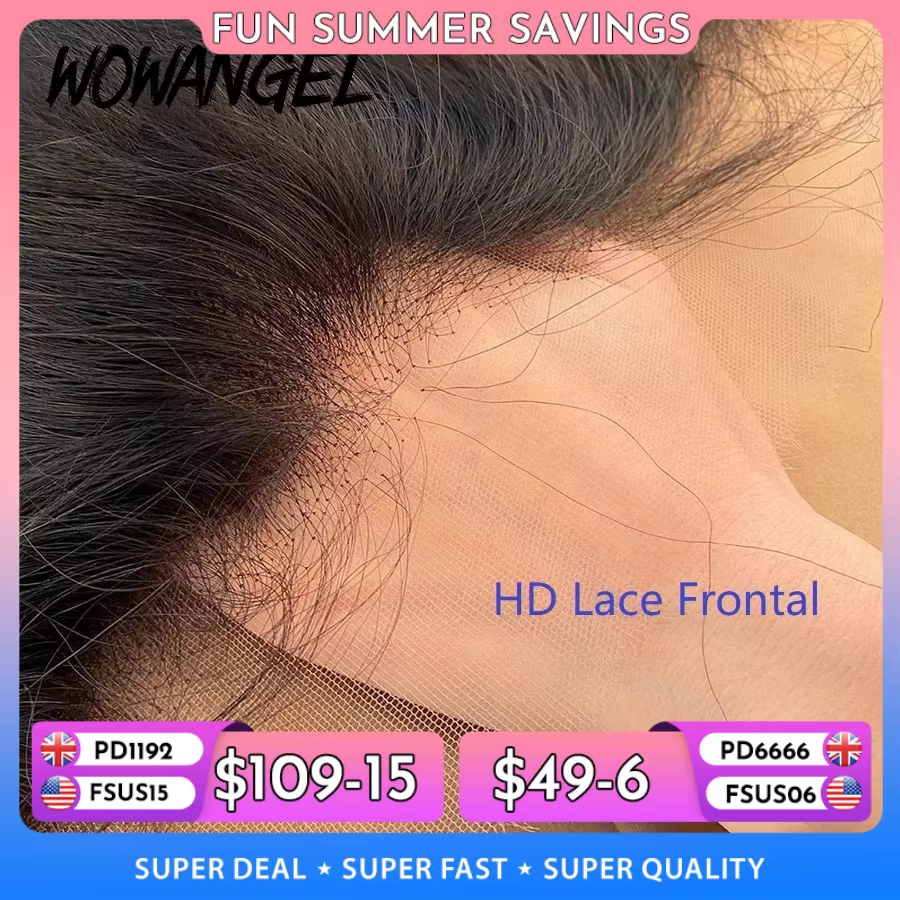 13x6 HD dentelle frontale Invisible HD transparente