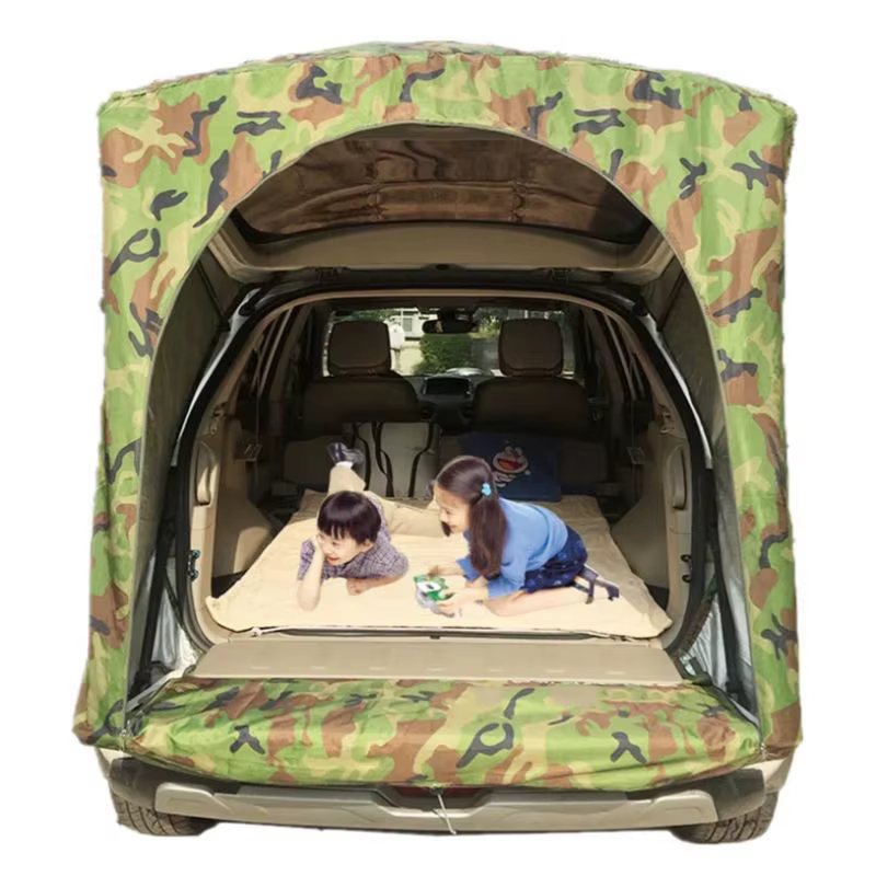 Tente d'extension de coffre arrière respirante et anti-moustiques, imperméable à la pluie, conduite autonome et voyage Parent-enfant multifonction