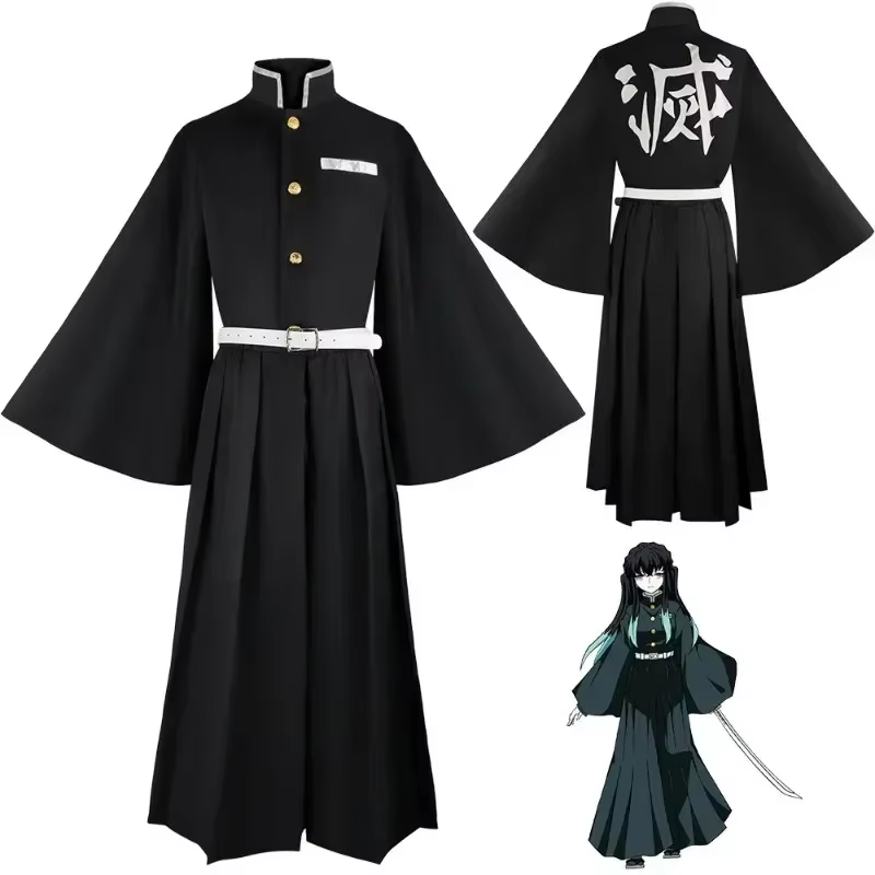 Aime Tokitou Muichirou Cosplay Costume Kisatsutai uniforme perruque Halloween