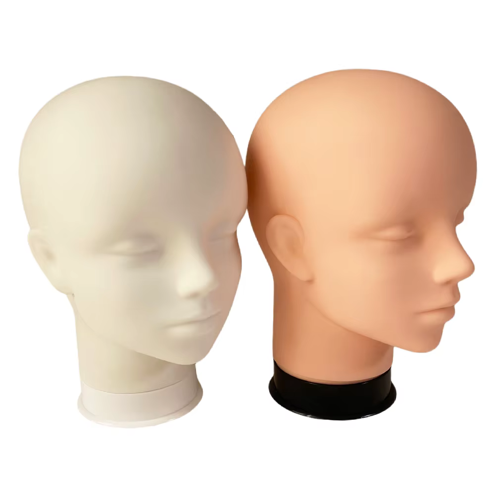 Tête de mannequin pour perruques
