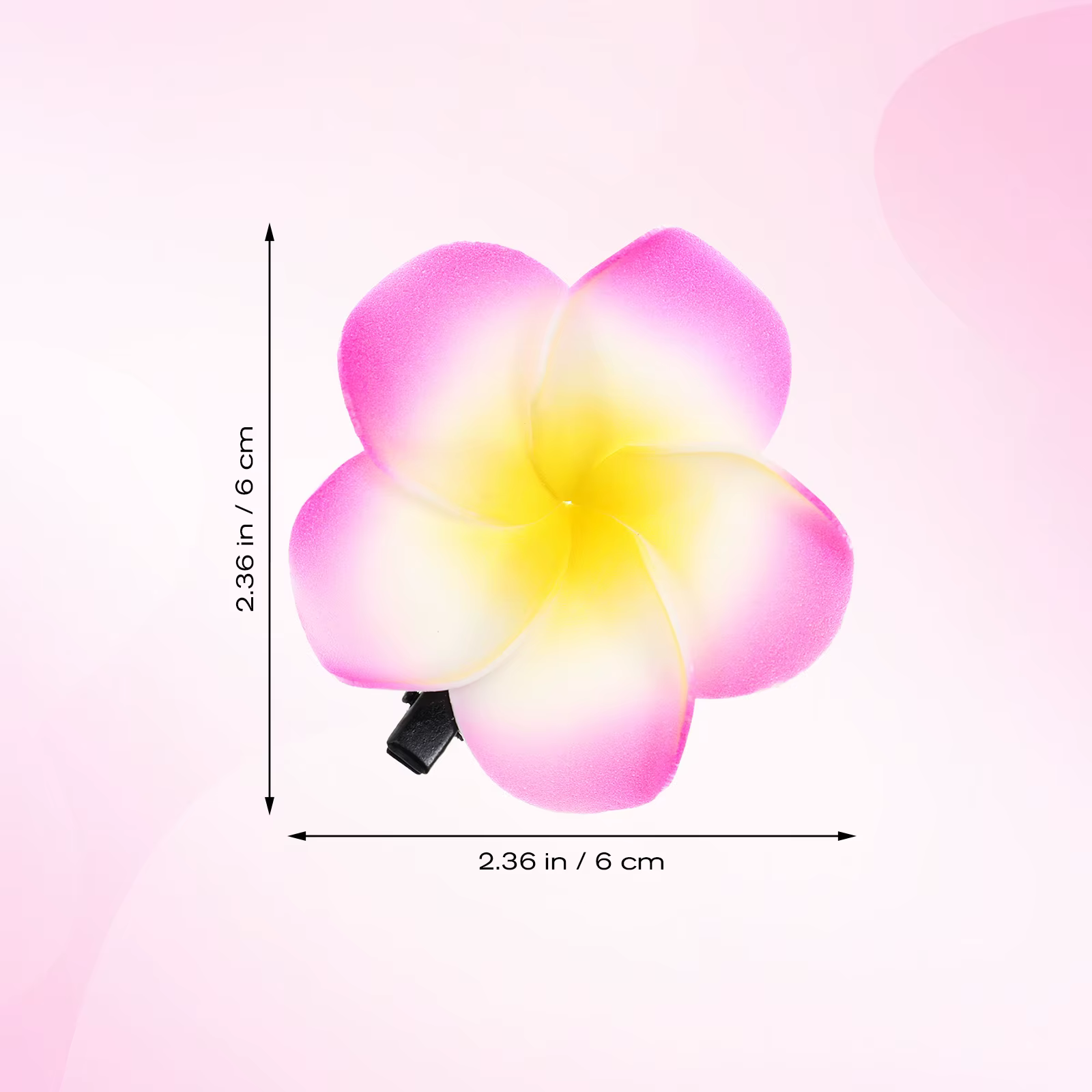 Eva Plumeria pinces à cheveux 12 pièces pince