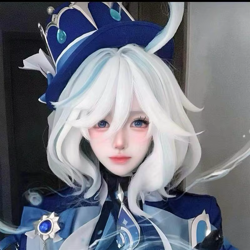 Perruque de cosplay Furina Genshin Impact Focalors