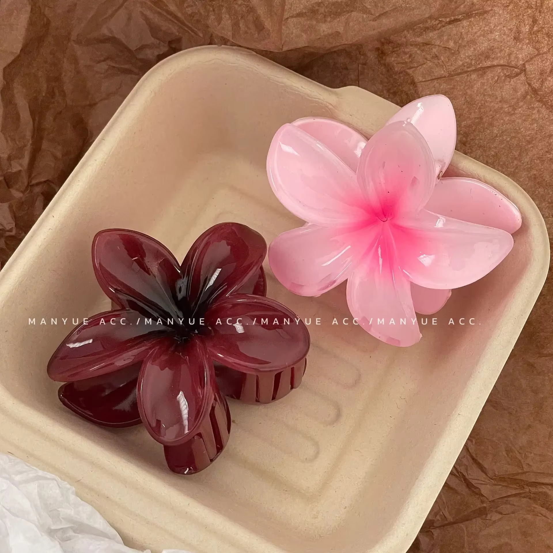 Pinces à cheveux hawaïennes dégradées