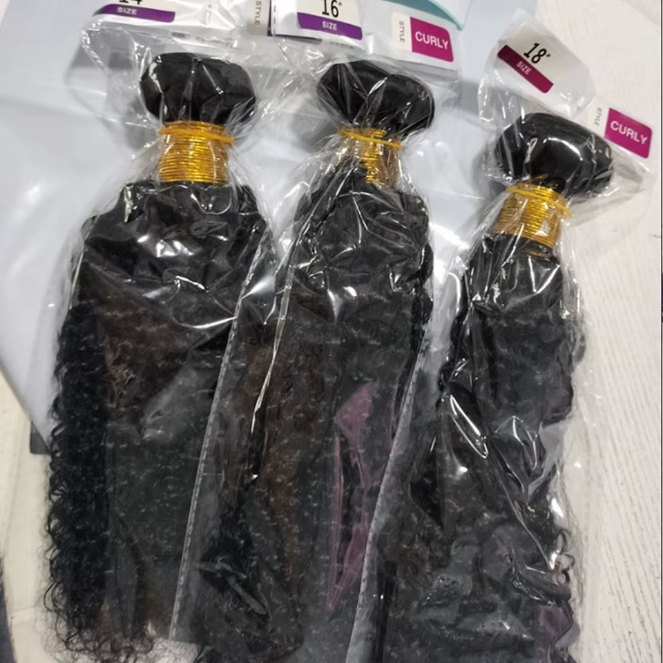 BINF cheveux crépus bouclés paquets