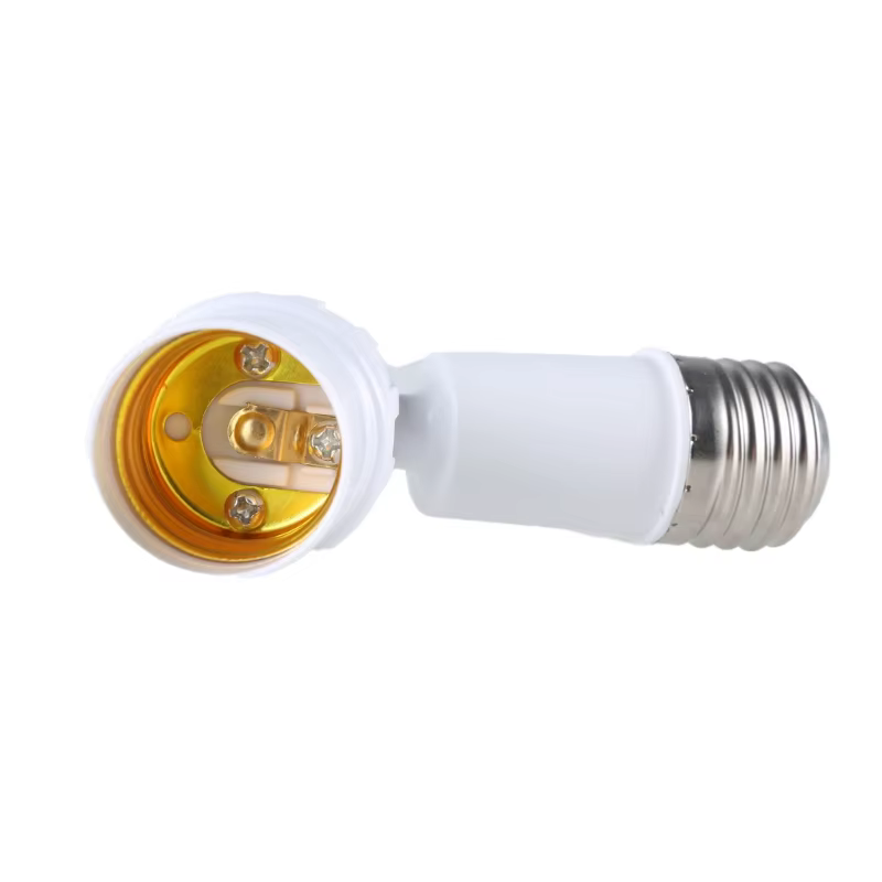 Adaptateur d'extension de douille E27 à E27, Extension Flexible, convertisseur réglable pour lampe encastrée LED