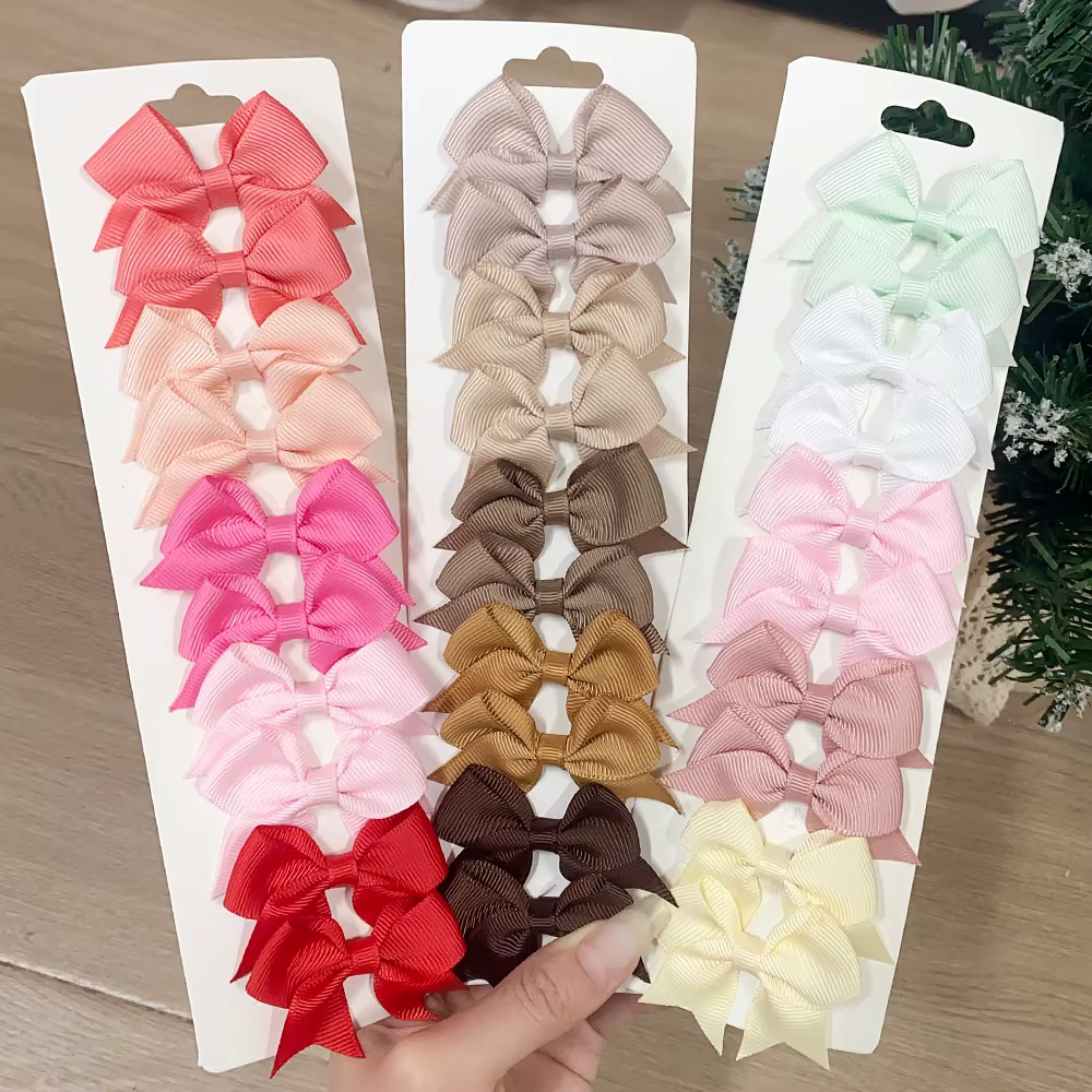 Pinces à cheveux avec nœuds pour enfants