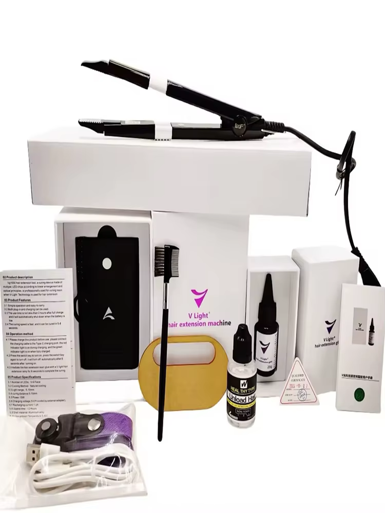 Kit de Machine d'extension de cheveux légère en V