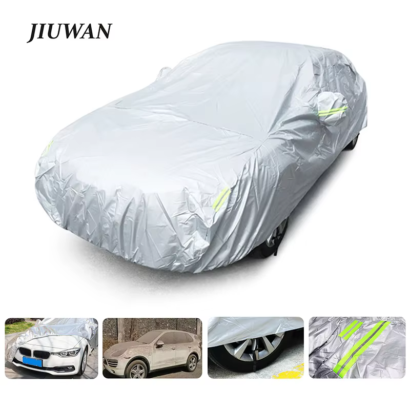Housse de Protection extérieure pour voiture, couverture de neige extérieure complète, pare-soleil, anti-poussière, universelle pour berline Hatchback SUV