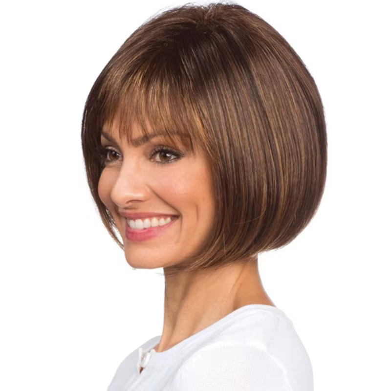 Extensions de cheveux synthétiques élégantes à usage quotidien pour femmes