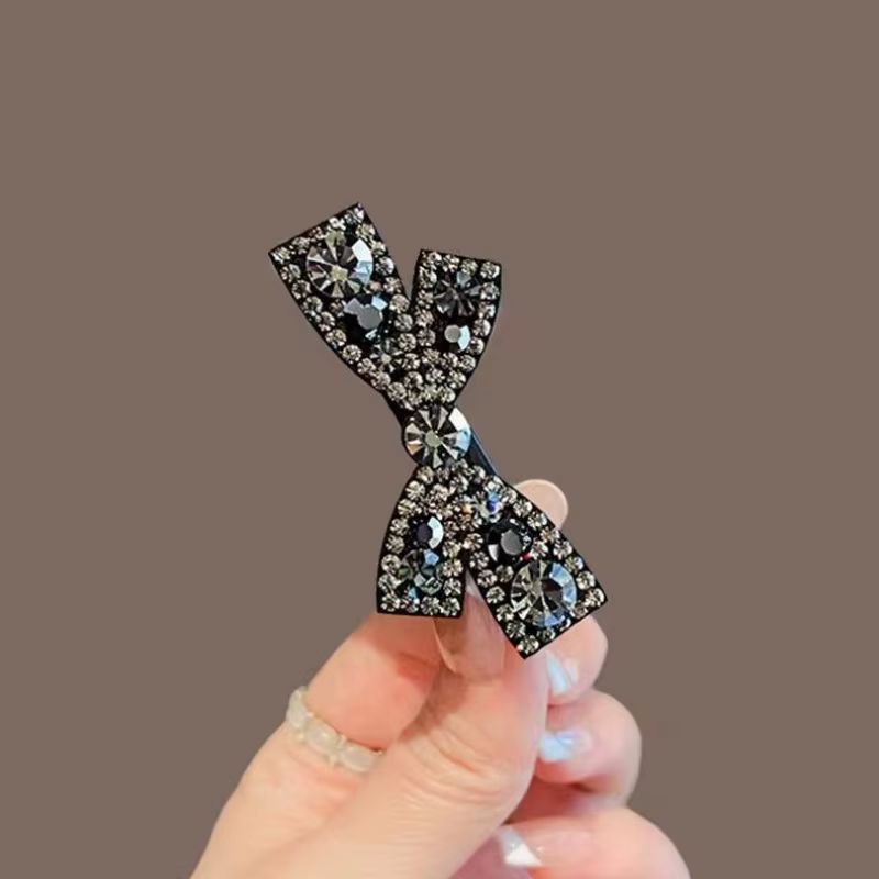Diamant noir arc clip bandeau