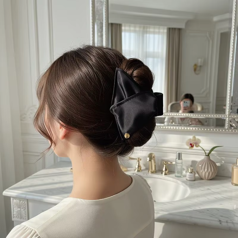 Pinces à cheveux triangulaires style coquillage français pour femme