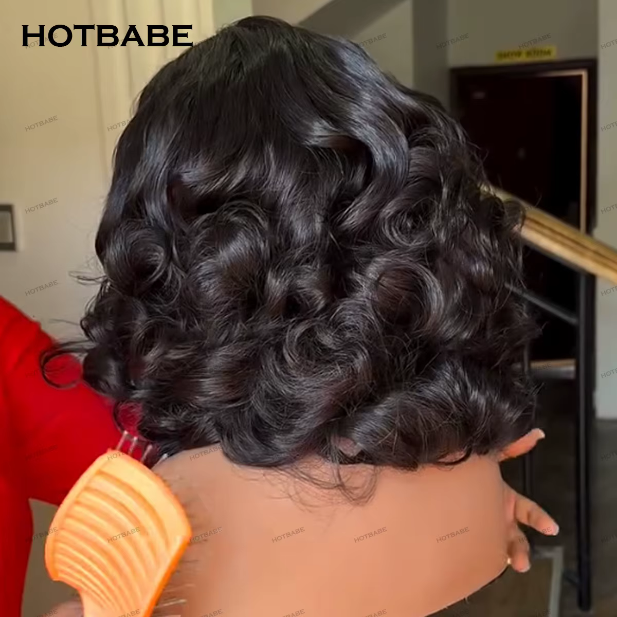 400 densité sans colle perruques cheveux humains Super Double dessiné rebondissant bouclés 13x6 HD dentelle frontale perruque pré-épilée porter et Go HD dentelle perruque