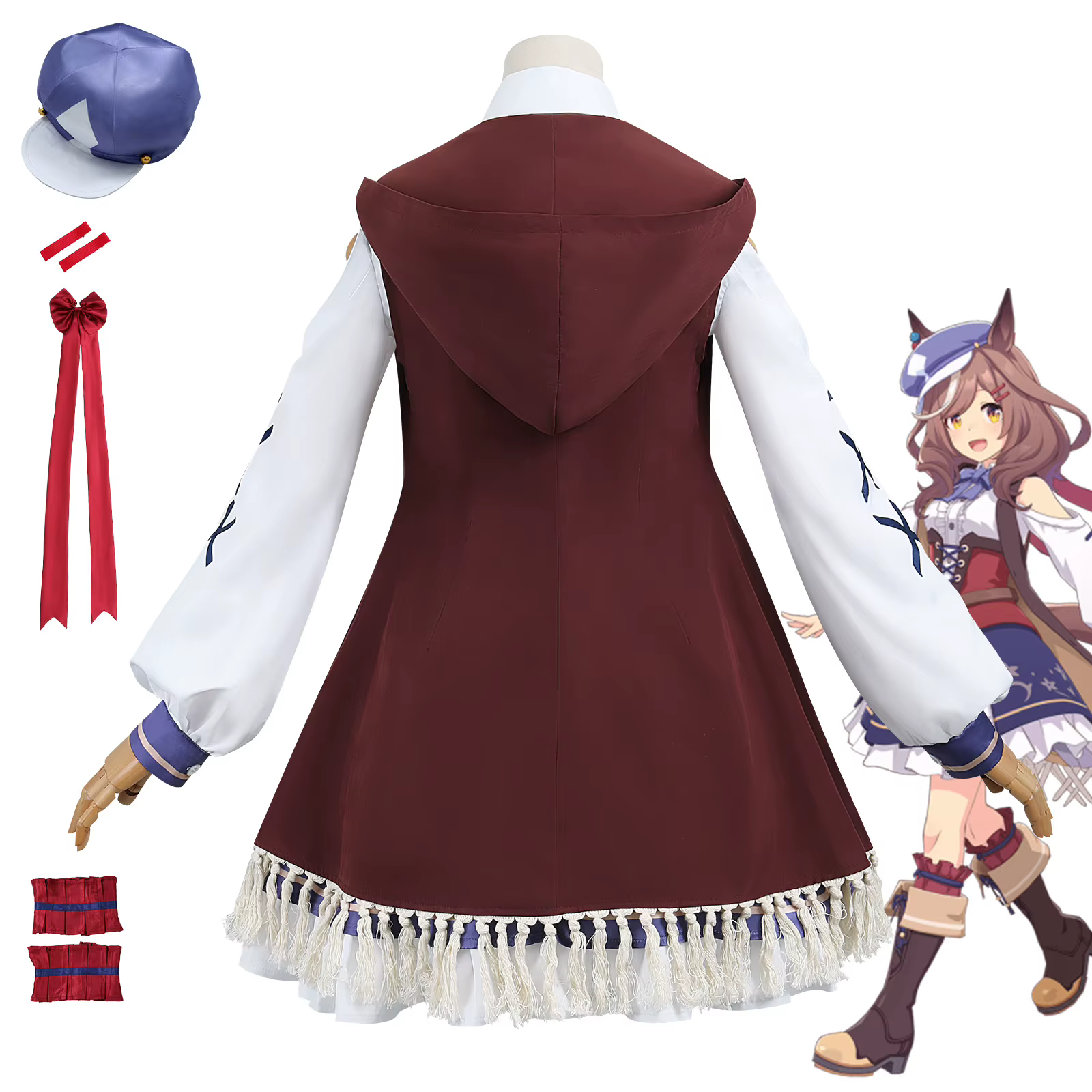 Matikanetannhauser Cosplay Costume joli Derby carnaval uniforme perruque Anime Halloween Costumes hommes jeu personnage tenues
