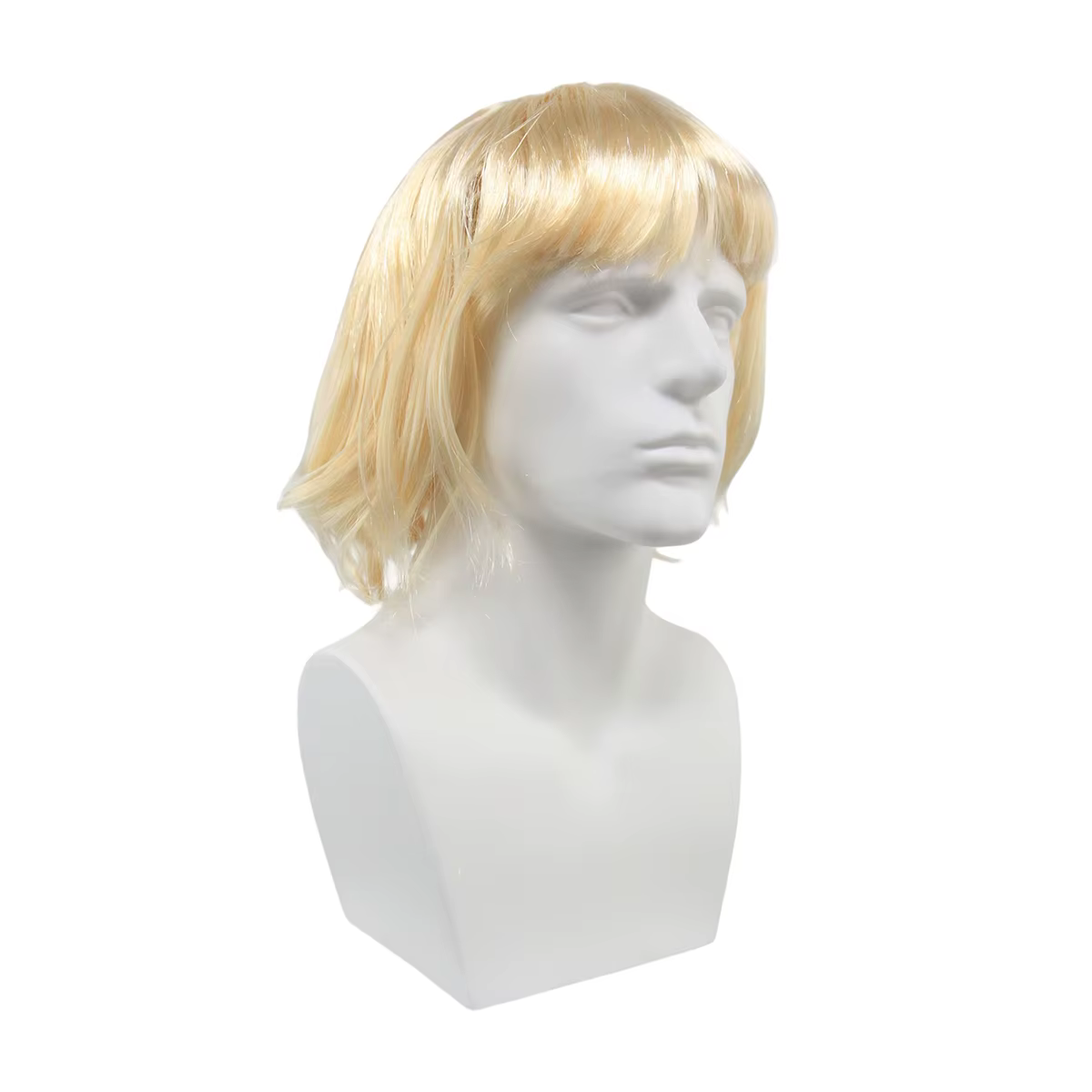 Perruque synthétique courte blonde
