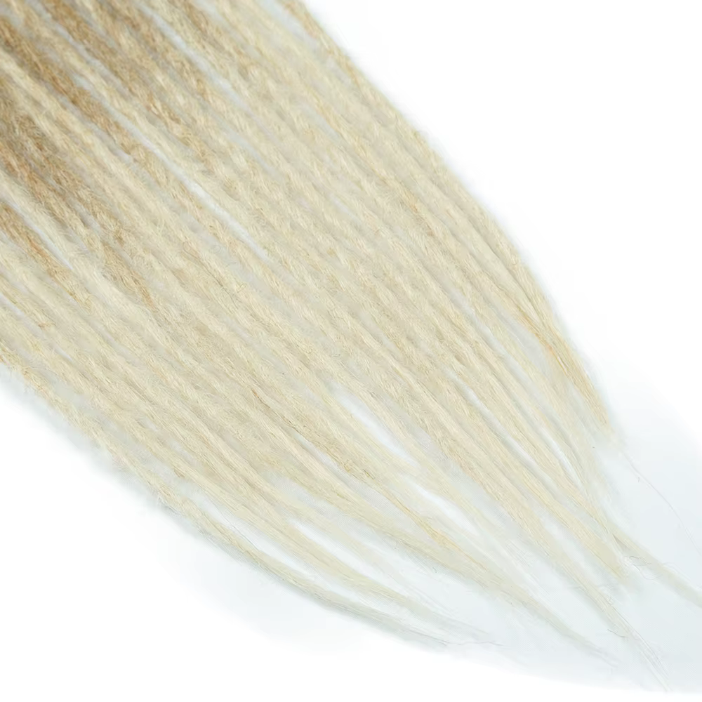Extensions de dreadlock synthétiques à Double extrémité de 24 pouces