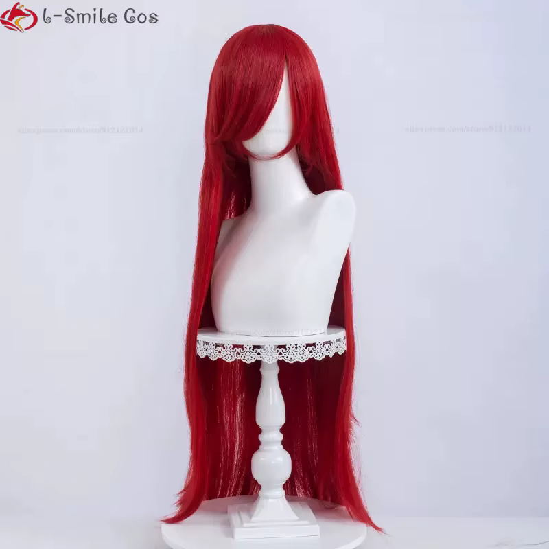 Perruque synthétique lisse et longue de 100cm pour femme