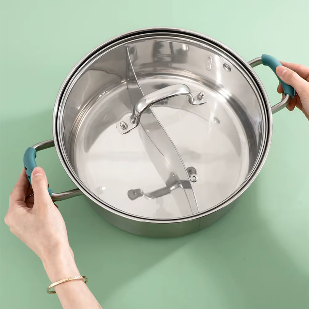 Couvercle de poignée de casserole en Silicone, 2 pièces, isolation thermique, support de poignée, manchon de poignée, Gadgets de cuisine