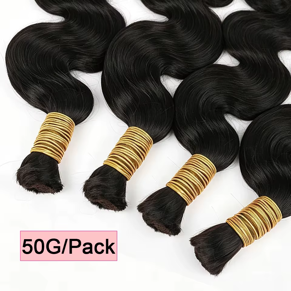 Cheveux humains en vrac pour tressage