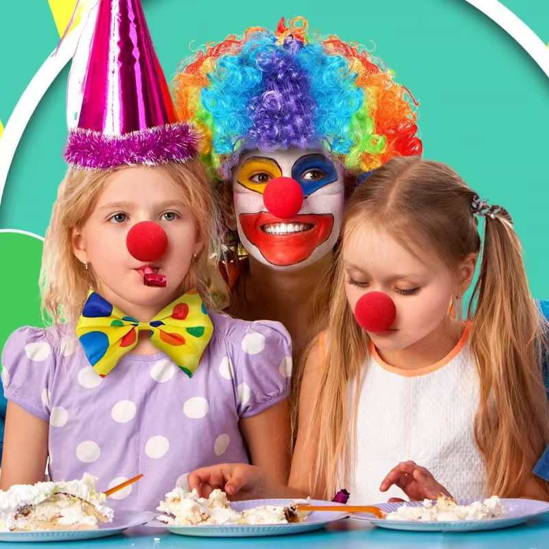 Performance ondulée bouclée Clown perruque Cosplay cheveux synthétique