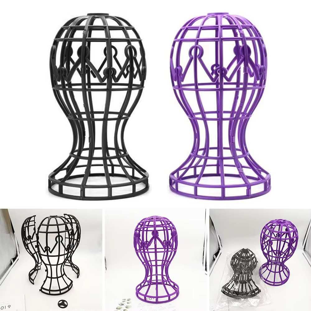 Nouveau support pliable pour perruque