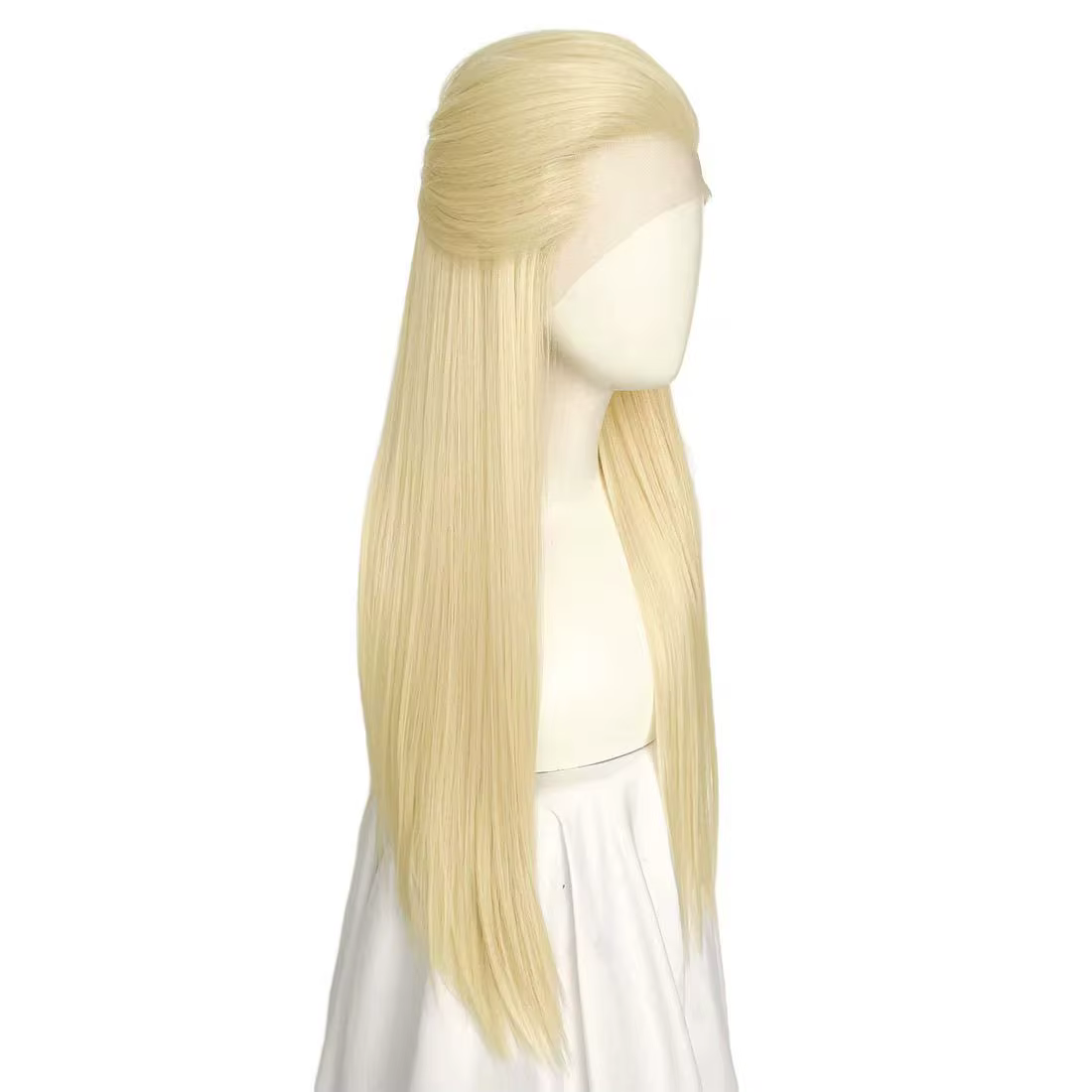 Perruque Lace Front Wig synthétique Blonde 613 pour hommes