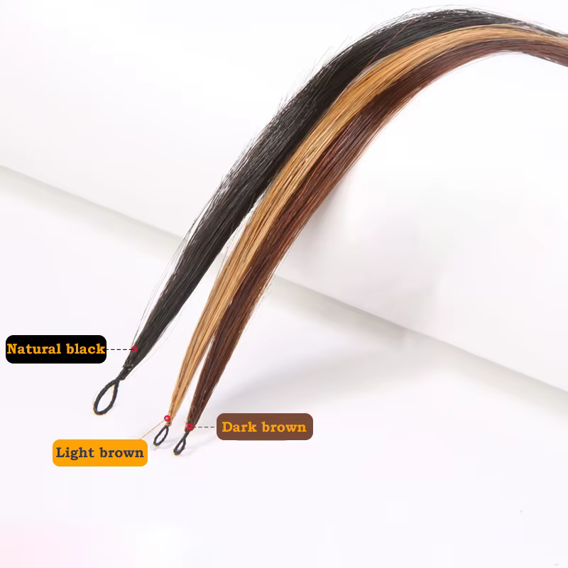 Extensions de Cheveux 100% Naturels Lisses de Troisième Génération