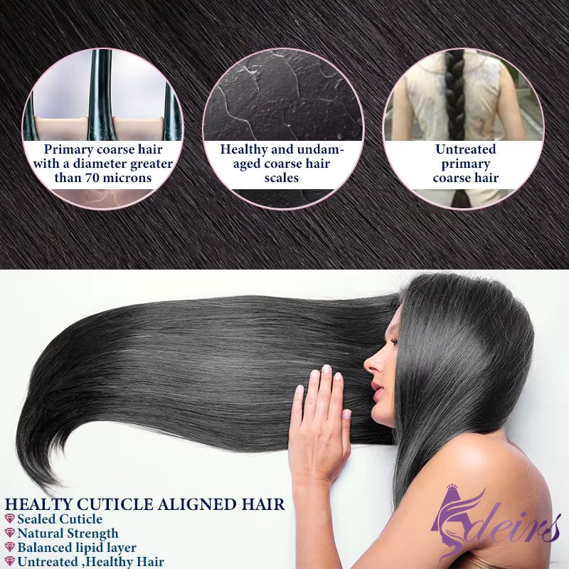 Extensions de Cheveux à Pointe Plate de Haute Qualité