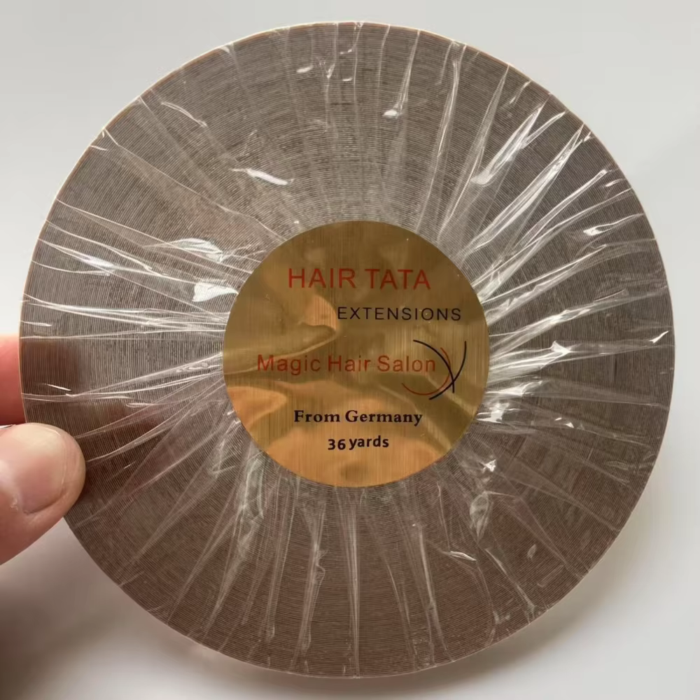 1 rouleau 36 yards de largeur 0.8/1 cm ruban adhésif Double face pour extensions de cheveux TATA