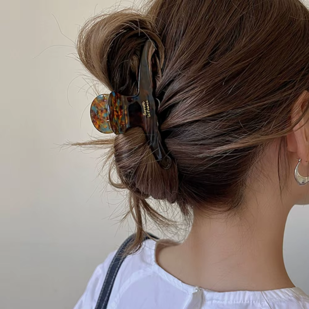 Pince à cheveux élégante en acétate de haute qualité pour femmes et filles