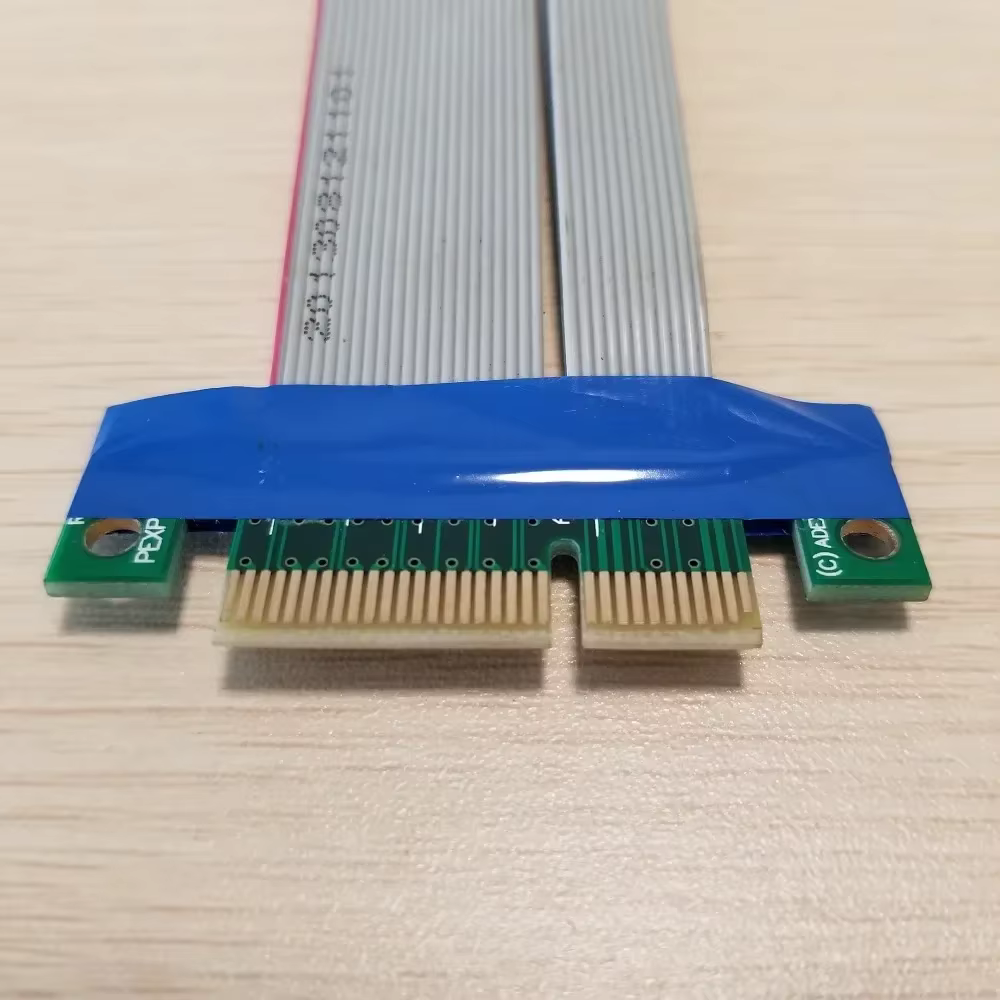 Câble d'extension flexible PCI-E PCI Express X4 de 15 cm pour serveurs 1U 2U