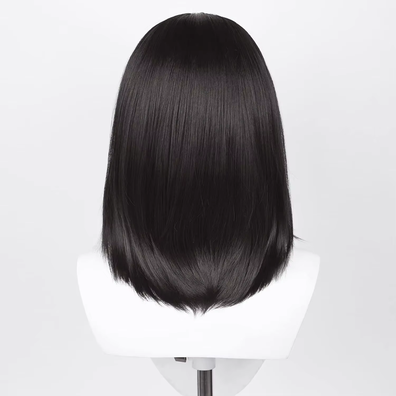 Perruque Bob noire pour femmes et hommes