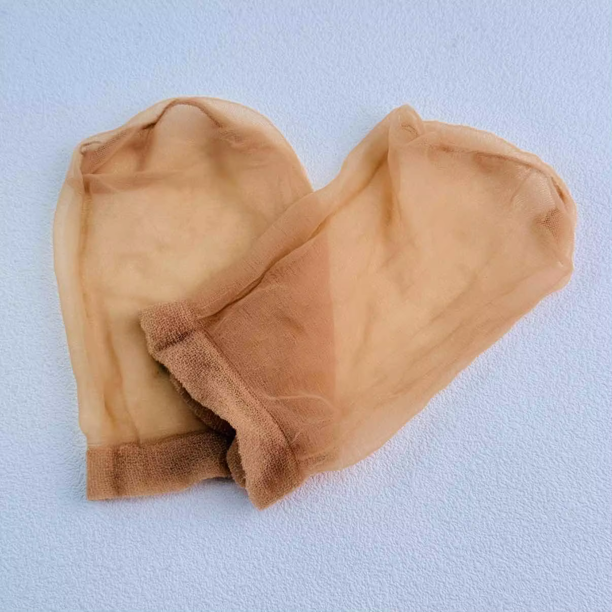 100/50/30/20/10 pièces Bonnets de perruque en nylon beige transparents pour femmes