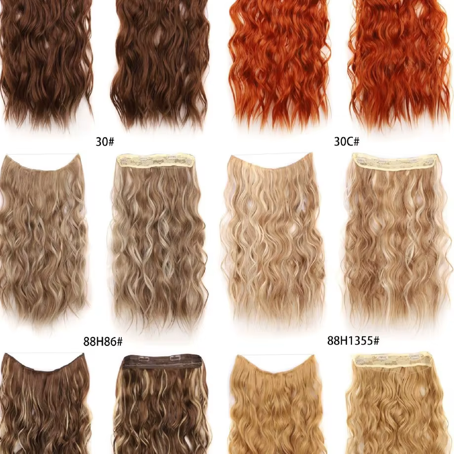 Extensions de cheveux synthétiques de 22 pouces