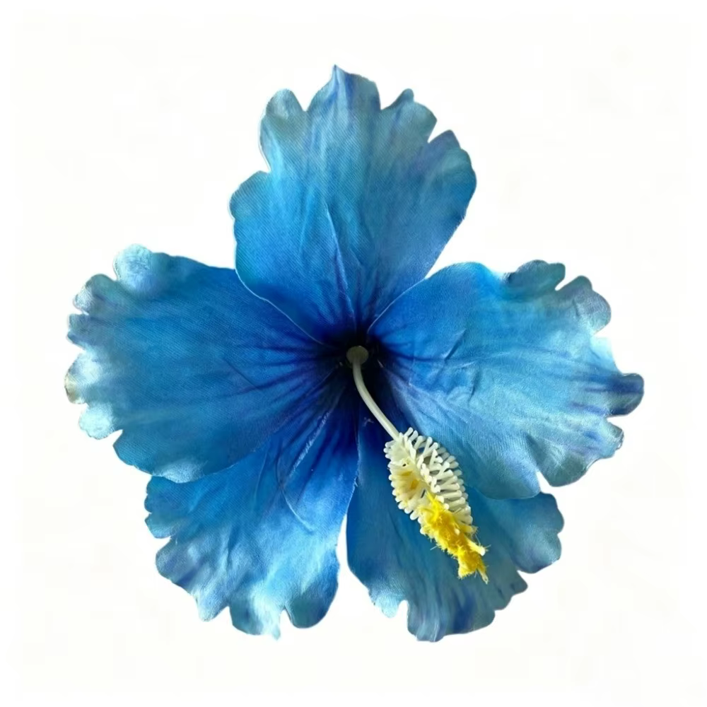 Pince à cheveux fleur artificielle Hibiscus