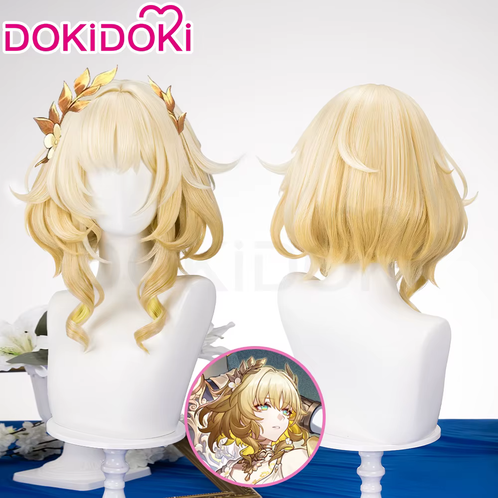 En STOCK Aglaea The Herta perruque jeu Honkai: Star Rail DokiDoki HSR femmes 100 cm dégradé