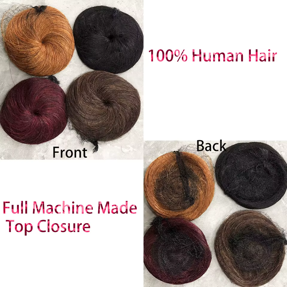 28 pièces extensions de cheveux humains courts brésiliens # 1B # 4 # 30 # 99J un paquet pour une tête complète 100%