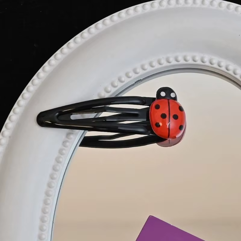 Pince à cheveux coccinelle en forme d'animal