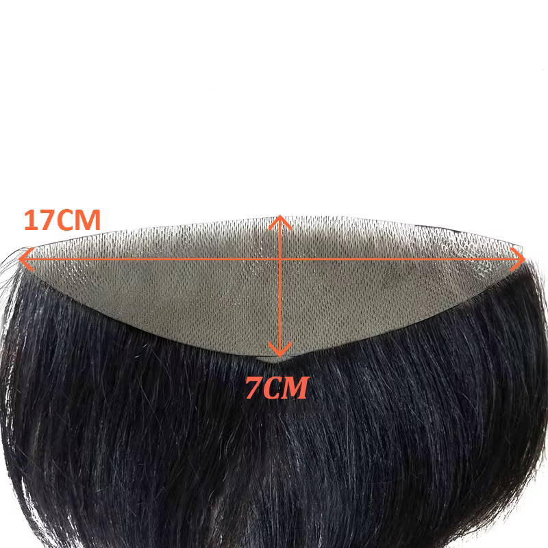 Choix hommes toupet PU V Style avant perruques de cheveux humains indien humain Remy système