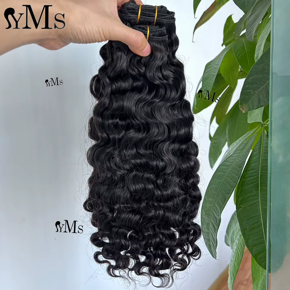 Extensions de cheveux humains bouclés indiens YMSHAIR
