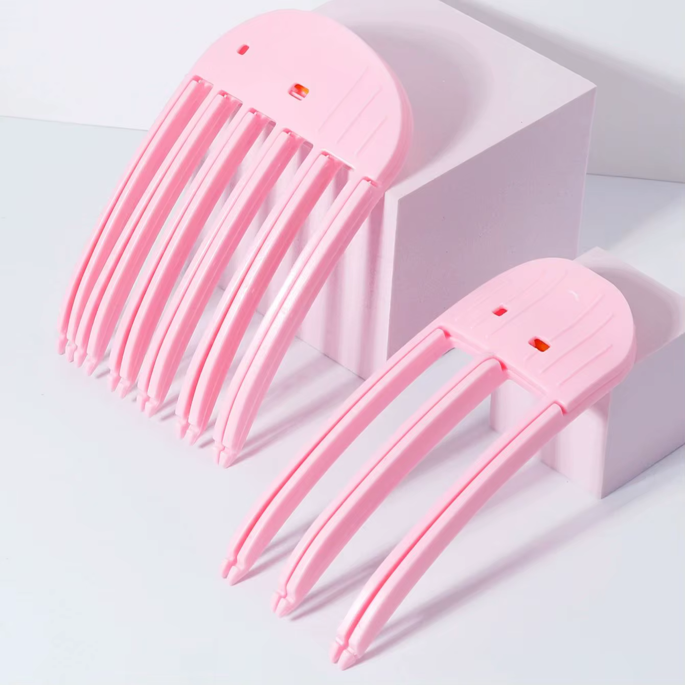 Pinces volumisantes en plastique pour cheveux - Sans plis