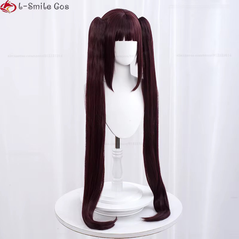 Anime vanille Chocola Cosplay perruque 100 cm de Long