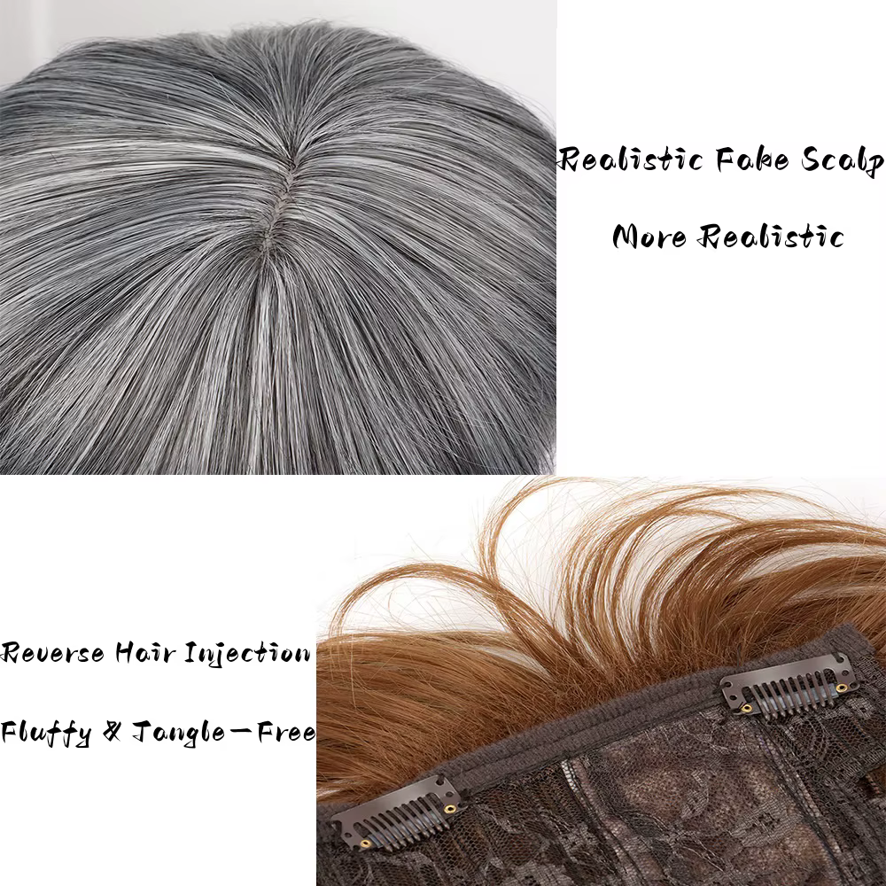 Extensions capillaires synthétiques courtes pour femmes