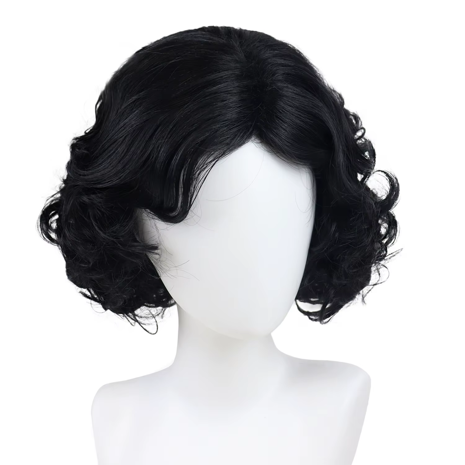 Perruques bouclées noires pour femmes