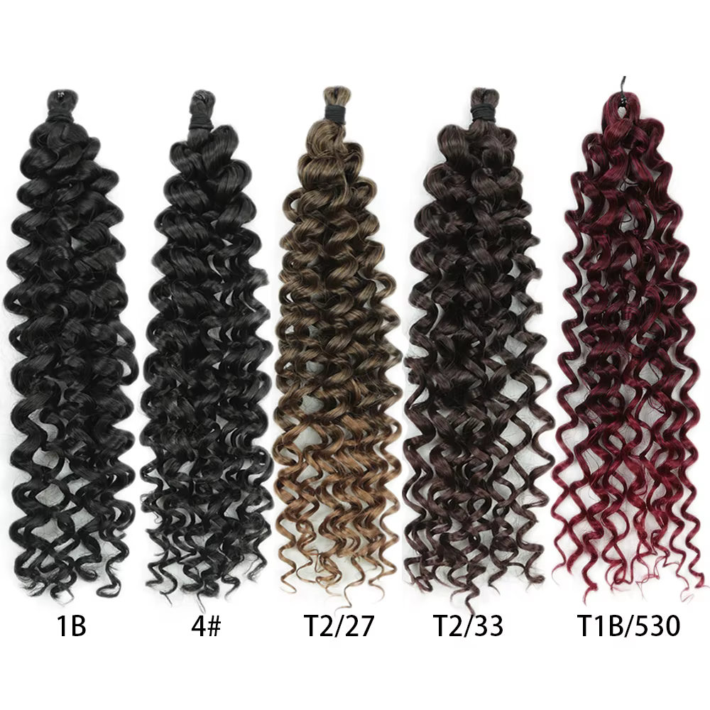 Cerise Curl cheveux 10 pouces synthétique tressage