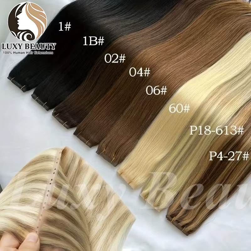 Extensions de cheveux humains Balayage Blond